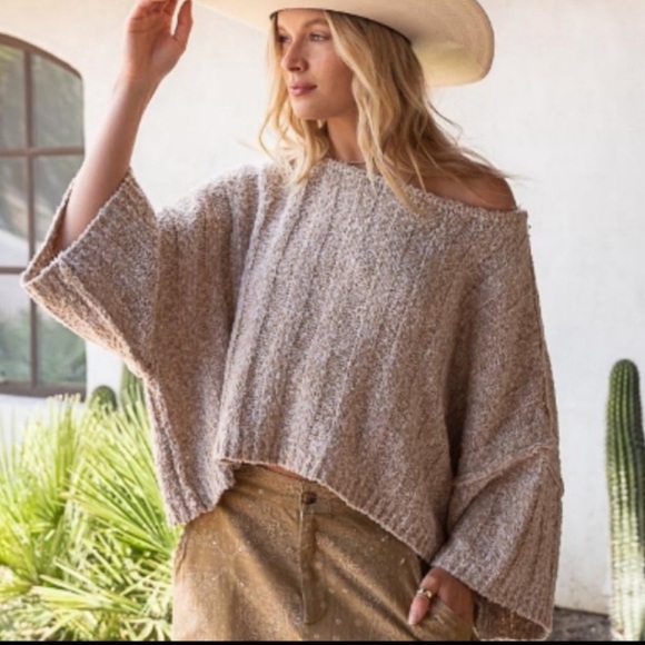 Pol Oversized Chenille Sweater - Picture 1 of 5